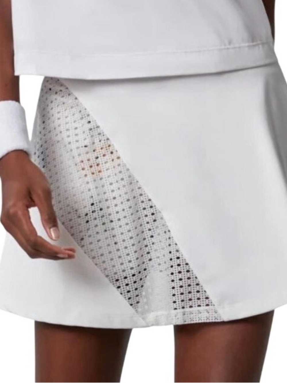 Tuckernuck White Skirt with Mesh Inset Floral Shorts NWT Size XL